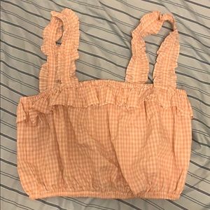 Forever 21 gingham crop top